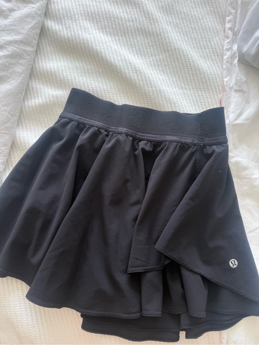 lululemon athletica Black Circle Skirt with Built-In Shorts